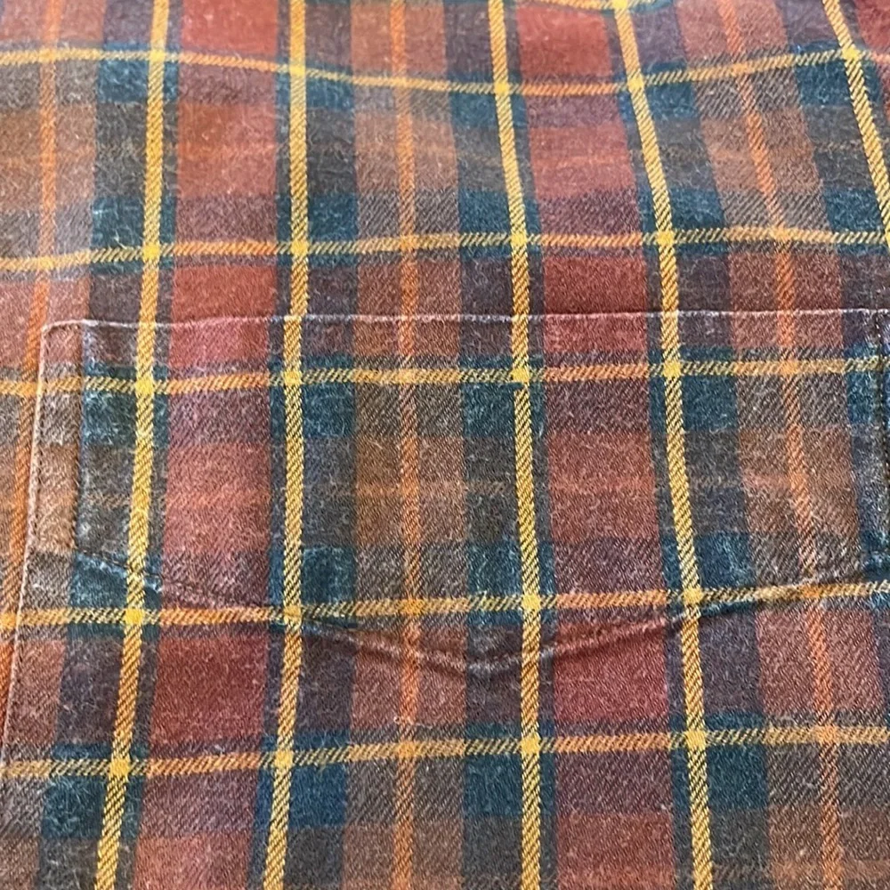 Polo Ralph Lauren Men L/S Shirt Glover Medium Red/Black Plaid Flannel - Picture 5 of 8